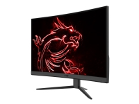 MSI Optix G32CQ4 E2 - LED-skjerm - gaming - kurvet - 31.5 - 2560 x 1440 WQHD @ 170 Hz - VA - 250 cd/m² - 3000:1 - 1 ms - 2xHDMI, DisplayPort - svart
