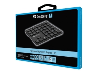Sandberg Wireless Numeric Keypad Pro - Numpad - Svart