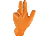 Grippaz 246 nitril handske orange 50 stk. – 9 Bilpleie & Bilutstyr - Utvendig Bilvård - Bilvask tilbehør