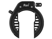 Bilde av Axa Ren2 Ring Lock Black, Axa Ren Is A Standard Frame Lock With An Extra Wide Opening To Create More Space For Tire And Mudgu, Ø61 Mm,