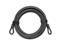 Newton Double loop cable Mat black, Newton Double Loop cable can be used in combination with a pad lock to secure your property. Cable , Ø10