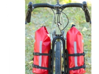 ZÉFAL Z Adventure Fork Pack Red, Waterproof front bag for fork mount, Polyester 420D TPU, (Search tag: Zefal), 150 x 365 mm, 6 L, 346 g (bag Sykling - Sykkelutstyr - Poser og kurver