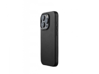 Mujjo iPhone 15 Pro Leather Case - Black N - A