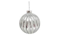 Christmas_To Glass Ornaments. Silver. 10 Cm. 2 Pcs Belysning - Annen belysning - Julebelysning