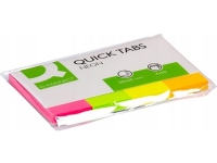 Q-Connect Q-CONNECT indekseringsfaner, papir, 20x50 mm, 4x50 kort, blanding av farger Skriveredskaper - Markør - Øvrige markør
