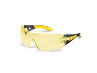 Sikkerhedsbriller Uvex Pheos, gule linser, sort/gul Klær og beskyttelse - Sikkerhetsutsyr - Ørepropp