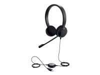 Jabra Evolve 20 UC stereo - Hodesett - on-ear - kablet - USB TV, Lyd & Bilde - Hodetelefoner & Mikrofoner