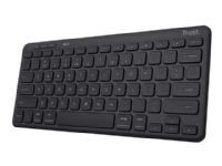 Trust Lyra - Tastatur - trådløs - 2.4 GHz, Bluetooth 5.0 - plastfri emballasje