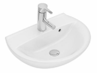 Ifö 15052, Rektangulær, Keramisk, Hvit Rørlegger artikler - Baderommet - Håndvasker
