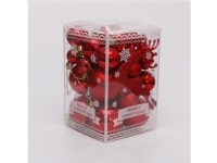 Christmas_To Ornaments Set 28Pcs Sy22-7056 Red Belysning - Annen belysning - Julebelysning