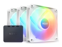 NZXT F Series F120 RGB Core Triple Pack - Lådfläkt - 120 mm - matt vit (paket om 3)
