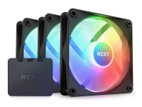 NZXT F Series F120 RGB Core Triple Pack - Kabinettvifte - 120 mm - matt svart (en pakke 3) PC-Komponenter - Skap og tilbehør - Kabinett kjøling