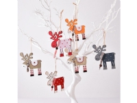 Bilde av Christmas_to Wooden Decoration Moose 8cm Moeo-9