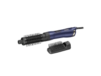 BaByliss AS84PE, Varmluftsbørste, Varm, Knapper, Sort, Blå, Keramikk/titan, 2 m