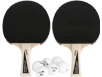 Sett med stål tennisracketer Butterfly Ovtcharov 2 racketer, 6 baller Sport & Trening - Sportsutstyr - Tennis