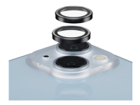 PanzerGlass - Linsebeskytter for mobiltelefon - svart - for Apple iPhone 14, 14 Plus