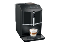 Bilde av Siemens Eq.300 Tf301e19 - Automatisk Kaffemaskin Med Melkeskummer - 15 Bar - Piano Svart