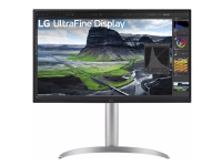 LG UltraFine 27UQ850-W - LCD-skjerm - USB - 27 - 3840 x 2160 4K @ 60 Hz - Nano IPS Black - 400 cd/m² - 2000:1 - DisplayHDR 400 - 5 ms - 2xHDMI, DisplayPort, USB-C - høyttalere PC tilbehør - Skjermer og Tilbehør - Skjermer