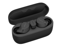 Jabra Evolve2 Buds UC - True wireless-hodetelefoner med mikrofon - i øret - Bluetooth - aktiv støydemping - USB-C via Bluetooth-adapter - lydisolerende - svart - Zoom Certified, Optimert for Google Meet TV, Lyd & Bilde - Hodetelefoner & Mikrofoner