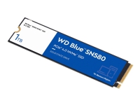 WD Blue SN580 WDS100T3B0E - SSD - 1 TB - intern - M.2 2280 - PCIe 4.0 x4 (NVMe) PC-Komponenter - Harddisk og lagring - SSD