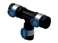 Geberit FlowFit tee 32 x 20 x 32 mm, sort PPSU