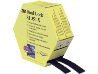 3M SJ354X Dual Lock (L x B) 7500 mm x 25 mm Sort fleksibel tryklås