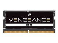 CORSAIR Vengeance - DDR5 - sett - 64 GB: 2 x 32 GB - SO DIMM 262-pin - 4800 MHz / PC5-38400 - CL40 - 1.1 V - ikke-bufret - ikke-ECC N - A