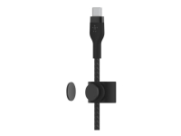 Belkin BOOST CHARGE - Lightning-kabel - 24 pin USB-C hann til Lightning hann - 3 m - svart PC tilbehør - Kabler og adaptere - Datakabler