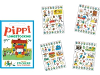 Barbo Toys Pippi Langstrømpe Klistremerker Villa Villekulla 140 Stk -  DIY & Hobbysett