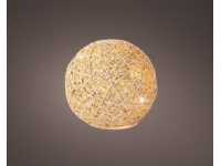 Lumineo Ball Micro20led15cm Gold W/Glitter485729 Belysning - Annen belysning - Julebelysning