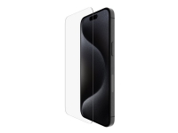 Belkin ScreenForce UltraGlass 2 - Skjermbeskyttelse for mobiltelefon - 9H, behandlet - glass - for Apple iPhone 15 Pro Max PC & Nettbrett - Nettbrett tilbehør - Deksel & vesker