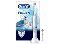 Oral-B PRO 14876673, Barn, Roterende Tannbørste, Daglig stell, Polering, Sensitiv / Myk, Flerfarget, Hvit, 4 x 30 sec, Soft (myk) Helse - Tannhelse - Elektrisk tannbørste