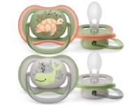 Produktfoto för Philips Avent Ultra Air Napp 6-18 månader Grå/Grön 2-pack