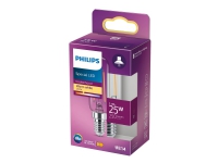 Philips Special - LED-lyspære - form: T25L - klar finish - E14 - 2.1 W (ekvivalent 25 W) - klasse E - varmt hvitt lys - 2700 K