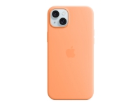 Bilde av Apple - Baksidedeksel For Mobiltelefon - Magsafe-samsvar - Silikon - Oransjesorbet - For Iphone 15 Plus