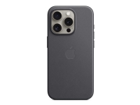 Apple - Baksidedeksel for mobiltelefon - MagSafe-samsvar - FineWoven - svart - for iPhone 15 Pro Tele & GPS - Mobilt tilbehør - Deksler og vesker