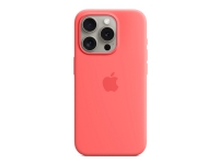 Apple - Baksidedeksel for mobiltelefon - MagSafe-samsvar - silikon - guava - for iPhone 15 Pro Tele & GPS - Mobilt tilbehør - Deksler og vesker