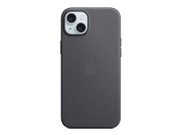 Apple - Baksidedeksel for mobiltelefon - MagSafe-samsvar - FineWoven - svart - for iPhone 15 Plus Tele & GPS - Mobilt tilbehør - Deksler og vesker