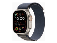 Apple Watch Ultra 2 - 49 mm - titan - smartklokke med Alpine Loop - tekstil - blå - båndbredde: M - 64 GB - Wi-Fi, LTE, UWB, Bluetooth - 4G - 61.4 g Sport & Trening - Pulsklokker og Smartklokker - Smartklokker