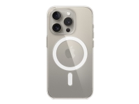 Apple - Baksidedeksel for mobiltelefon - MagSafe-samsvar - polykarbonat - blank - for iPhone 15 Pro Tele & GPS - Mobilt tilbehør - Deksler og vesker