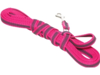 Julius-K9 K9 C&G line,pink/grå,14mm/5m,m/håndt,max 30kg