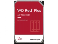 WD Red Plus 2TB 3,5'' SATA III-serverstasjon (6 Gb/s)