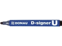 Donau Permanent markør DONAU D-Signer, rund, 2-4 mm (linje), anheng, svart Skriveredskaper - Overtrekksmarkør - Tykke overstreksmarkører