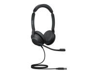 Jabra Evolve2 30 UC - Hodesett - on-ear - kablet - USB-A - Optimert for UC TV, Lyd & Bilde - Hodetelefoner & Mikrofoner