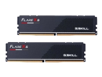 G.Skill Flare X5 - DDR5 - sats - 96 GB: 2 x 48 GB - DIMM 288-pin - 5600 MHz / PC5-44800 - CL40 - 1.25 V - ej buffrad - on-die ECC - mattsvart