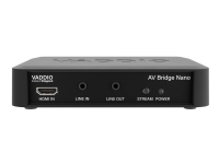Vaddio AV Bridge Nano - Audio/Video Encoder - Black - Video/audio encoder