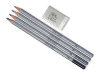 Graphic pencils 5pcs soft w/eraser in blister set Hobby - Kunstartikler - Blyanter