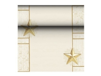 PAPSTAR Julebordsløber Rising Star, champagne lavet af væv, på rulle, mål: (B)400 mm x (L)24 m, - 1 stk (88166)