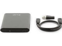 LMP 16117, HDD- / SSD kabinett, 2.5, SATA, 0,52 Gbit/s, USB-anslutning, Svart