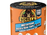 Gorilla Patch & Seal - 100mm - Sort - Waterproof - 3 m. Kontorartikler - Teip & Dispensere - Kontorteip